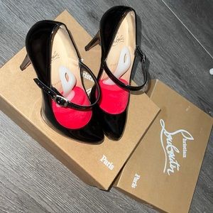Christian Louboutin Rolando 120 Patent Leather Pumps 37.5 - Women